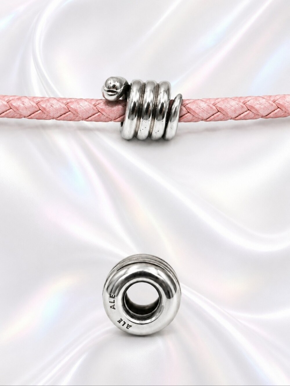 Pandora Sterling Silver Snake Charm, Authentic